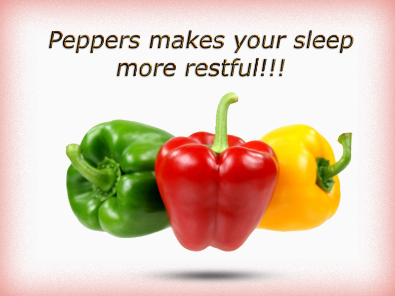 Peppers Makes your sleep more restful