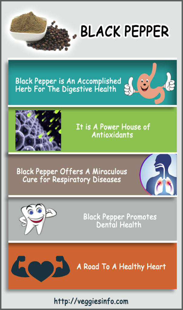 Black Pepper Unbelievable Health Benefits! Veggies Info